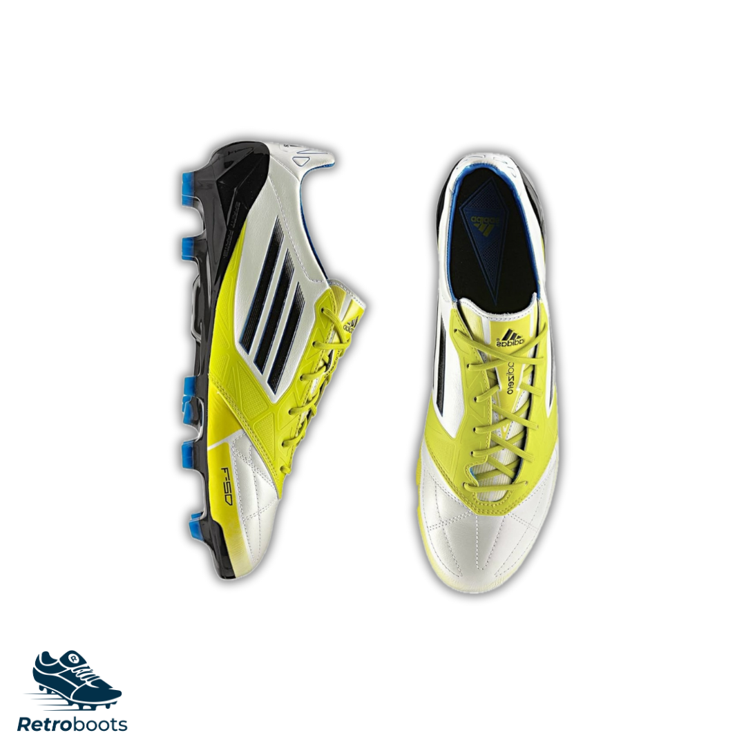 Adidas F50 Adizero FG V21443 Weiß/ Gelb/ Schwarz