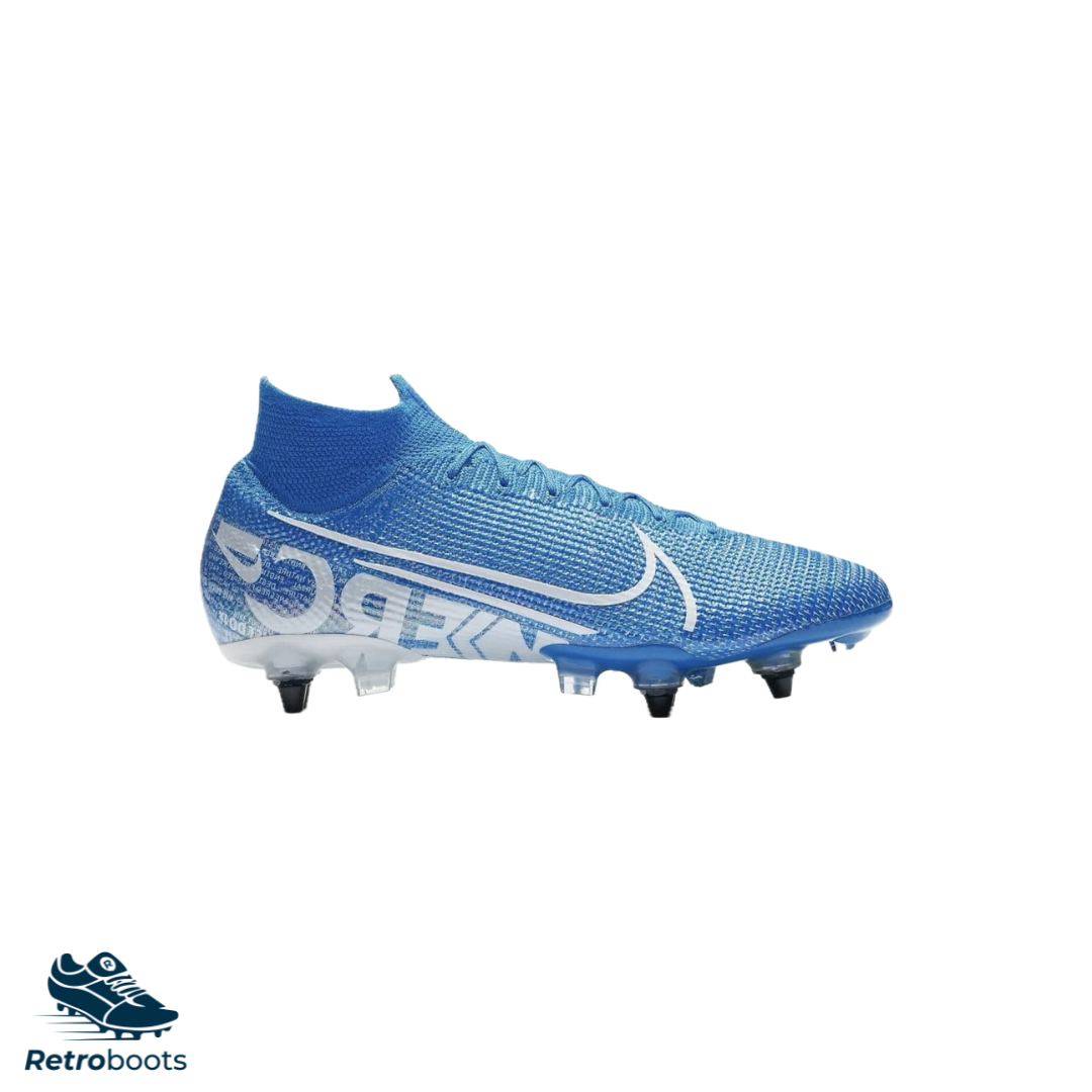 Nike Mercurial Superfly VII Elite SG AC AT7894-414 Blue/ White